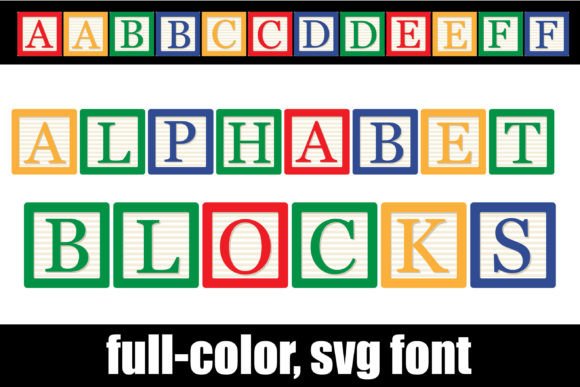 Alphabet Blocks: Integrating Whimsical Full-Color SVG Fonts into Professional Design Workflows
