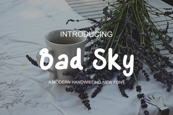 Bad Sky: Evaluating a Handwritten Font for Youthful Designs