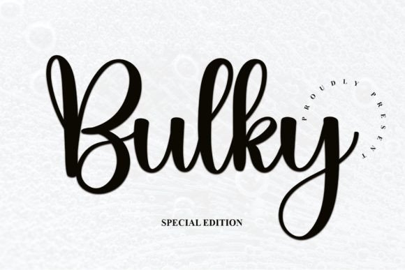 Bulky: The Art of Modern Handwritten Typography