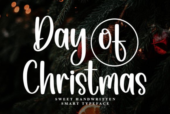 Day of Christmas Font: Elevating Design with Timeless Handwritten Elegance