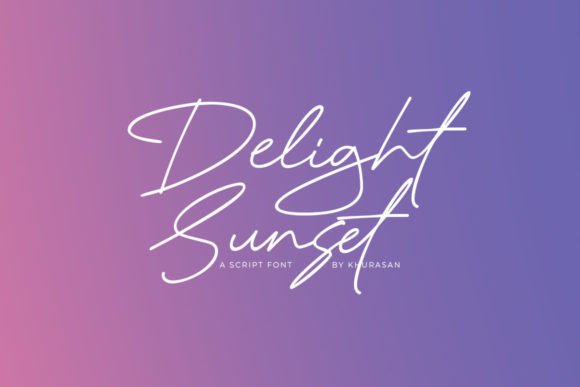 Delight Sunset: Elevate Your Brand Design