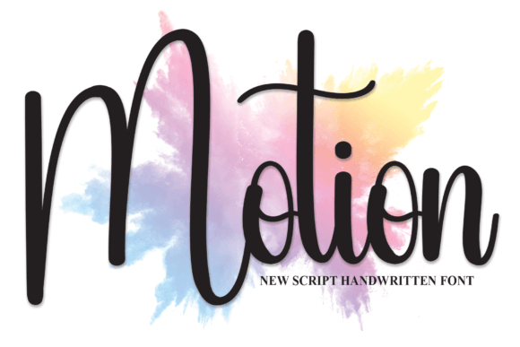 Embrace the Charm of Motion Handwritten Font
