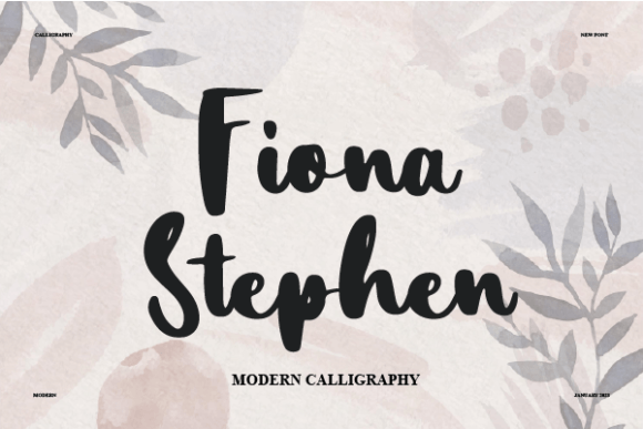 Fiona Stephen: Evaluating a Timeless Handwritten Font for Branding and Design