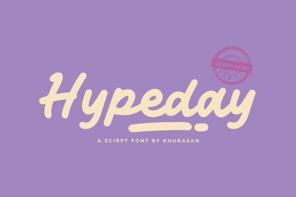 Hypeday Font: A Bold Script for Modern Designs