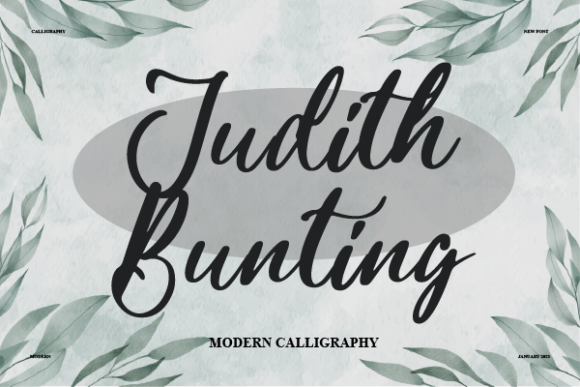 Judith Bunting: Elevating Your Design with Sweet, Cursive Elegance