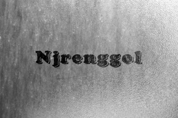 Mastering Visual Impact with the Njrenggol Script Font