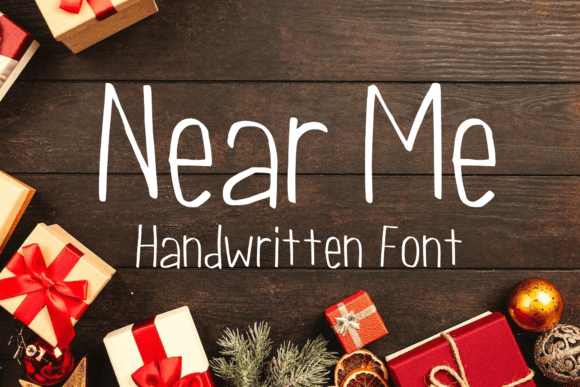 Near Me: The Cheerful Handwritten Font for Casual Designs