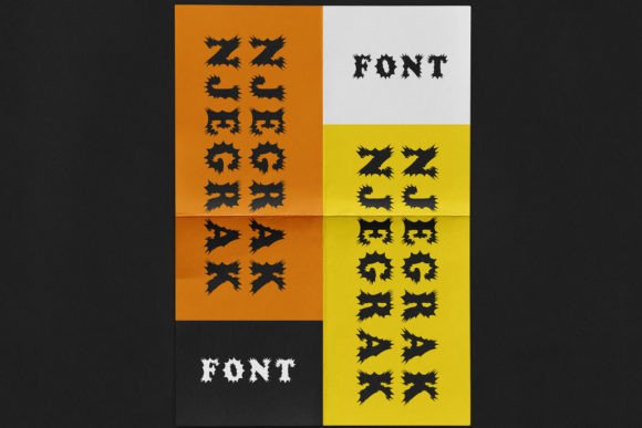 Njegrak Font: Bold Design for Impactful Projects