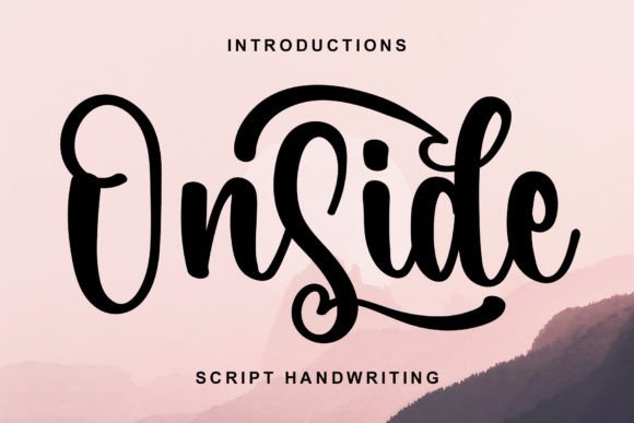 Onside Font: Evaluating a Stylish Script for Elegant Design Projects