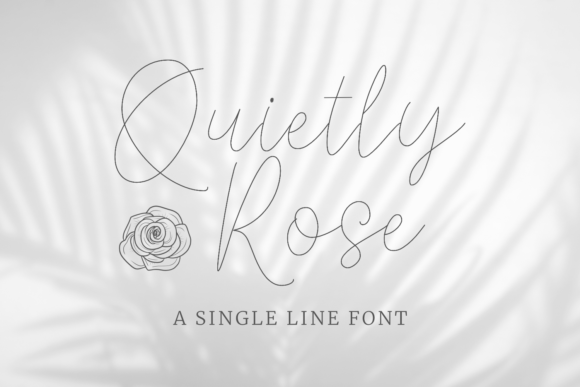 Quietly Rose: Elegant Handwritten Font